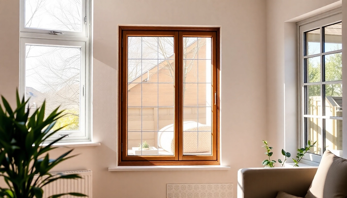Beautiful new sash windows installed in a modern home, featuring sleek uPVC and timber designs with clean craftsmanship and natural lighting.