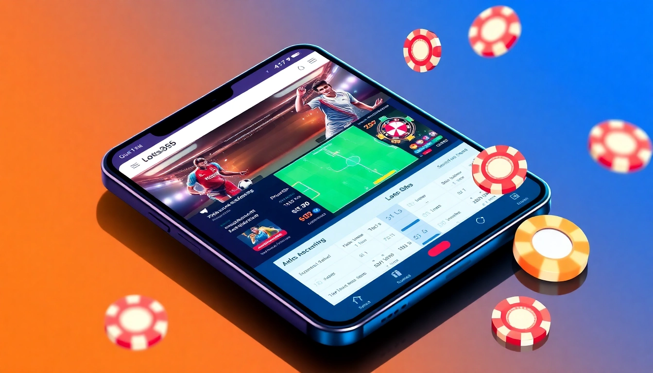 Lotus365 online sports betting app in action, showcasing live cricket and casino games on mobile device for Indian users.