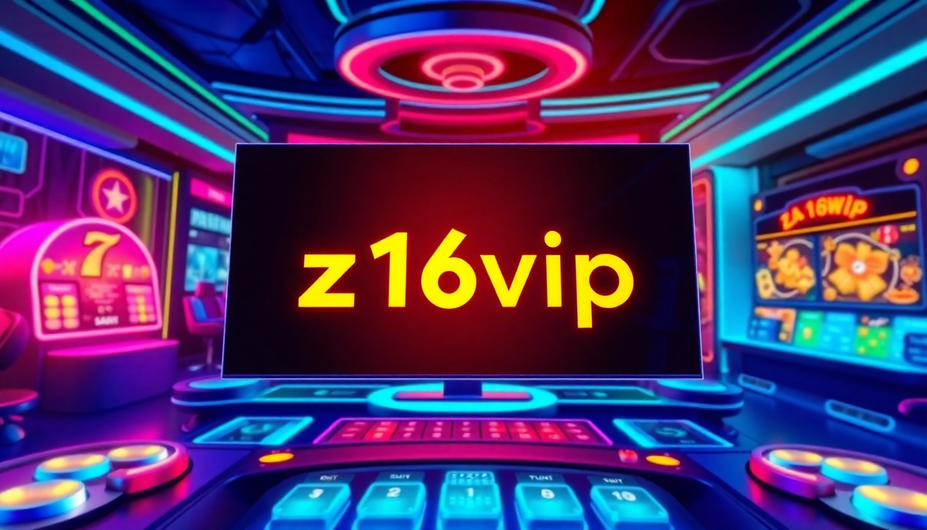 Z16vip online casino platform showcasing sleek interface and vibrant gaming environment for enhanced user engagement.