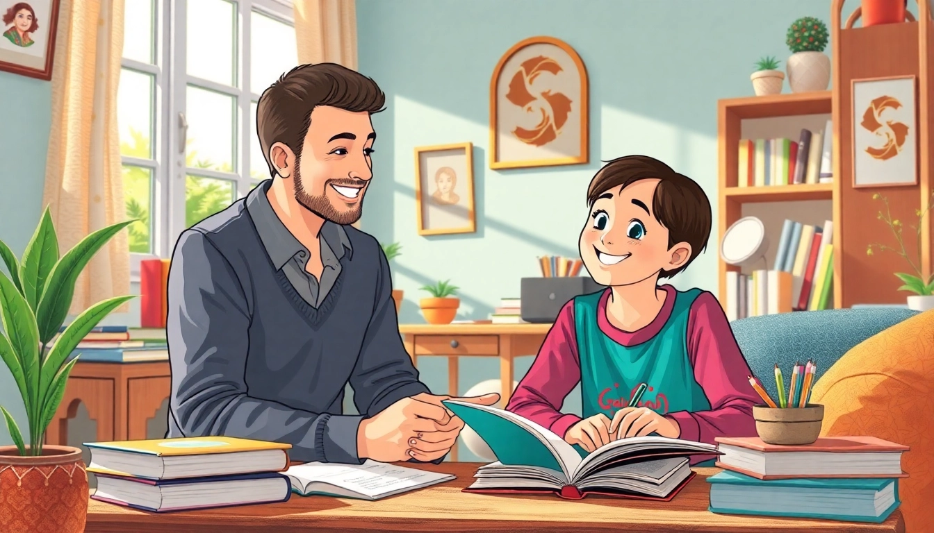 Personalized tutoring in Hammana: a dedicated tutor helping a student succeed with engaging lessons in a cozy, well-lit environment.