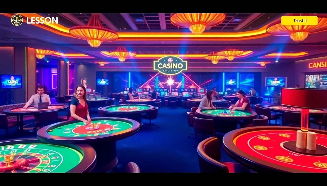 Engaging visual showcasing Canl casino siteleri with professional live dealers and lively game