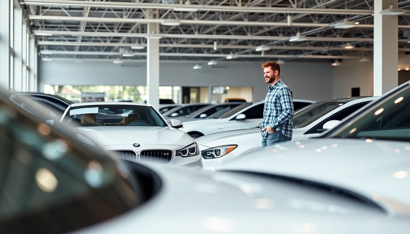 Compro auto usate dealership showcasing luxury and sports cars for quick sales and purchases