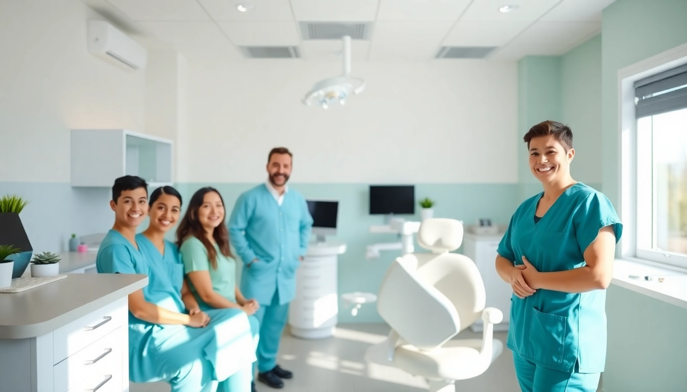 Ventura Bright Dental team providing friendly dental care in a welcoming clinic environment to