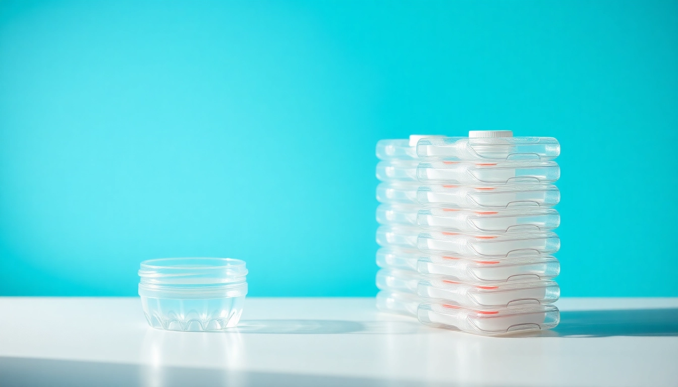 Showcase of a crystal-clear pet sise being filled with water, highlighting transparency and